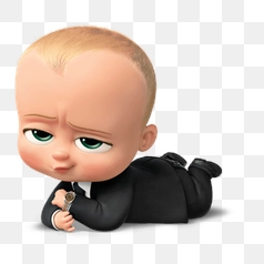 The Boss Baby Character in Suit