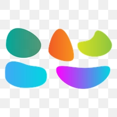 Vibrant Irregular Organic Shapes Design