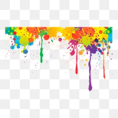 Vibrant Paint Splatter Abstract Background
