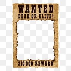 Vintage Wanted Poster Template