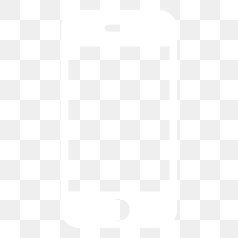 White Smartphone Icon Background