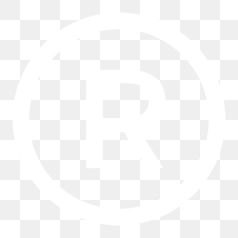 White Trademark Symbol