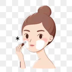 Woman Applying Face Cream